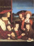 STRIGEL, Bernhard Emperor Maximilian i with his family oil on canvas